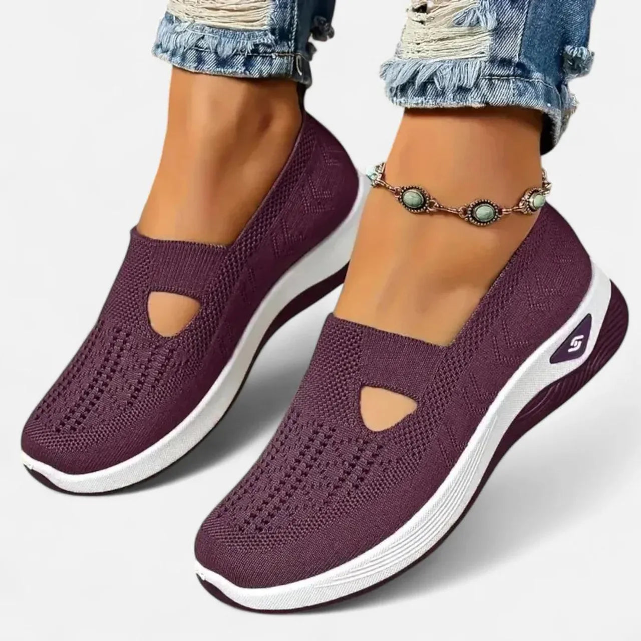 Spring Breathable Mesh Flats Shoes for Women Comfortable Slip on Casual Shoes Woman Lightweight Soft Bottom Loafers
