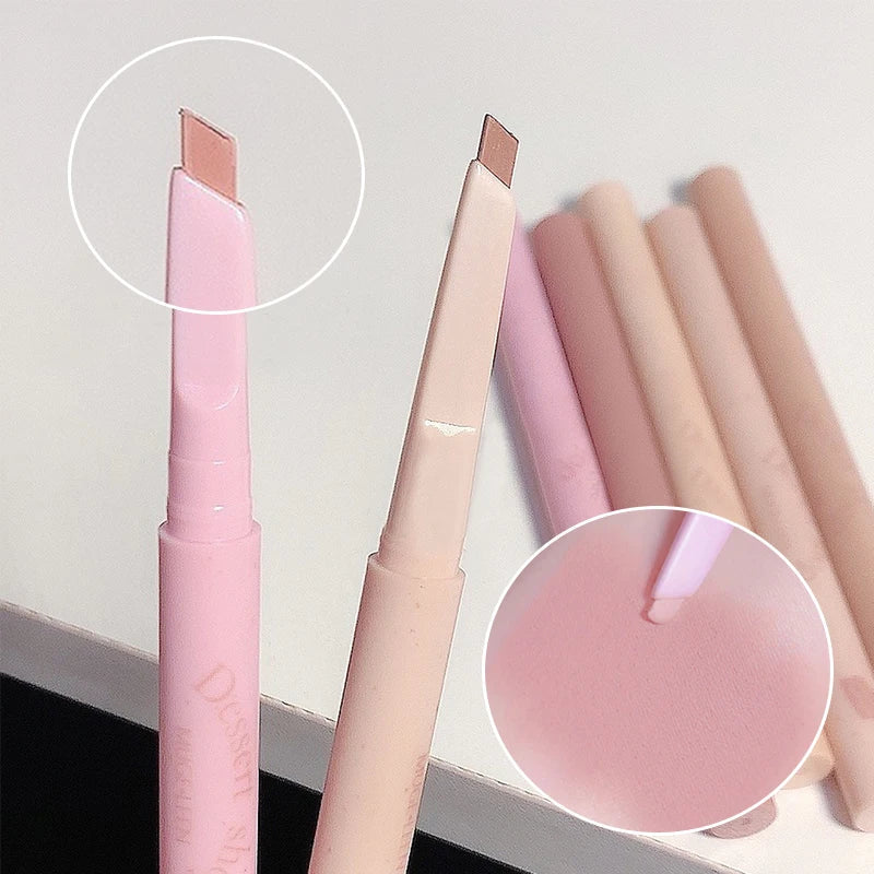 Dessert Lip Liner Automatic rotating waterproof lasting no color outline lip lipstick pen