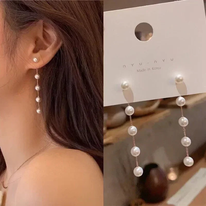 New Fashion Sweet Design Spring/Summer Blue Pink Enamel Flower Light Luxury High End Earrings Party Gifts for Women Jewelry