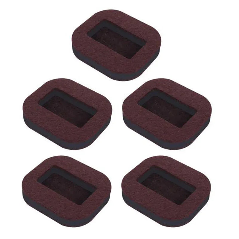 5pcs Office Chair Wheel Stopper Furniture Parts Caster Cup Prevents Scratches Wood Floor Carpet for Roller Feet Anti-slip Mat