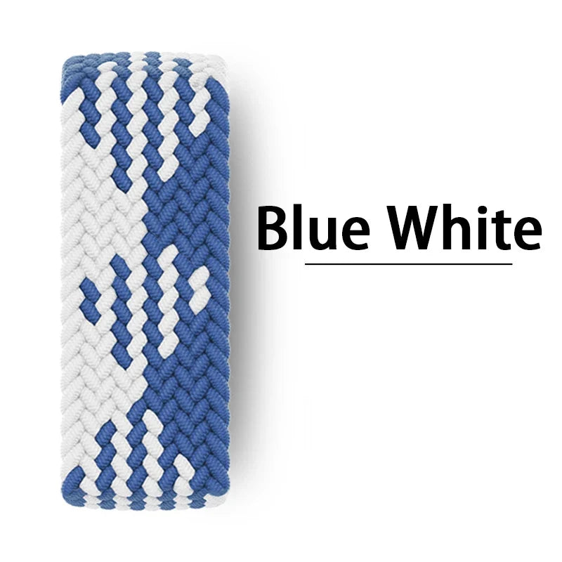 Braided Solo Loop For Apple watch Band 46mm 44mm 45mm 42mm 40mm 41mm Bracelet correa iwatch Series Ultra 2 11 10 9 SE 8 7 Strap