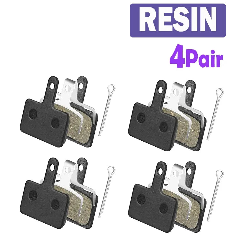 TESNO Bike Resin Disc Brake Pads - Wear-resistant Hydraulic Brake Pads Compatible with SHIMANO B01S/B03S/B05S MTB Parts