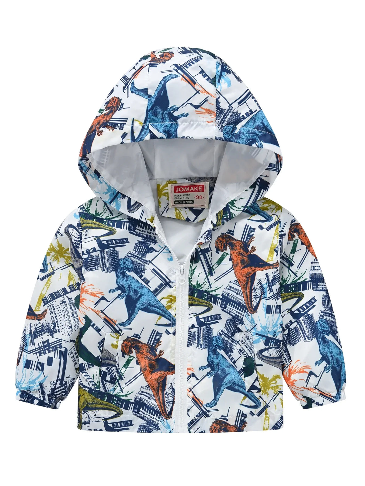 Spring and Autumn hooded thin jacket, fashionable and versatile, suitable for boys aged 1-7