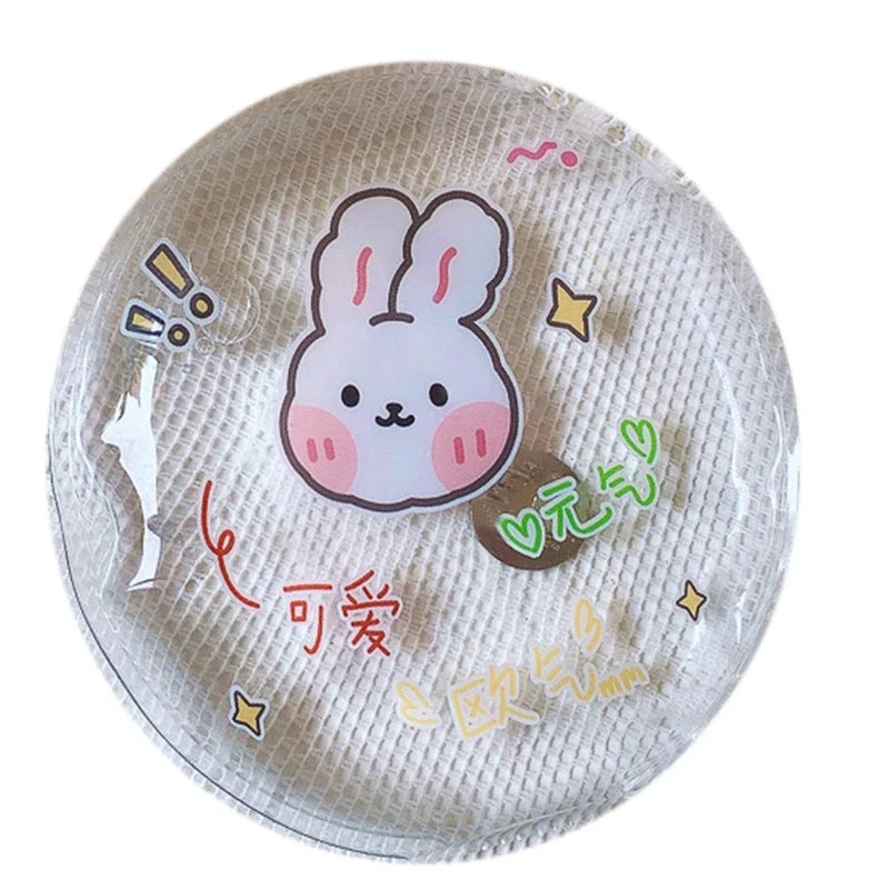 Winter Reusable Mini Round Hand Body Warmer Cute Cartoon Pattern Gel Liquid Heat Packs Portable Instant Self Heating Bag