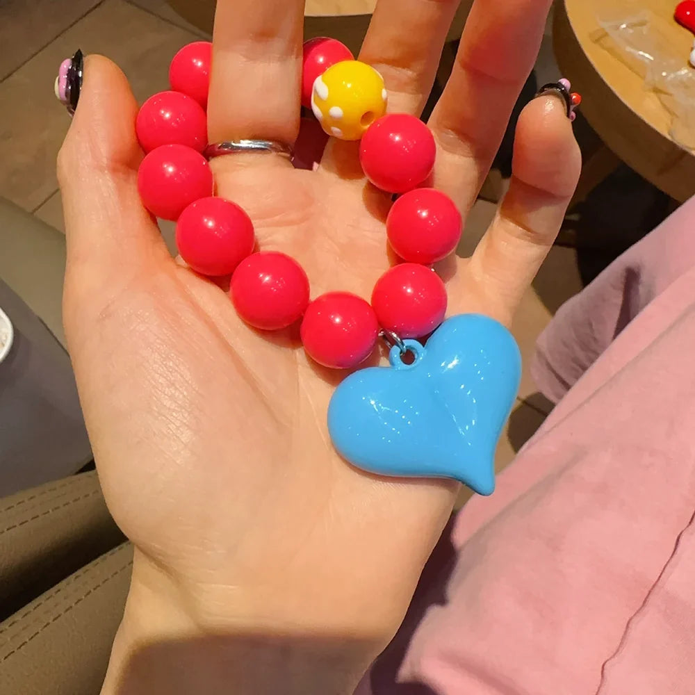 Fashionable Summer Pendant Necklace Simple And Elegant Bracelet Sweet Necklace New Heart-Shaped Jewelry Accessory