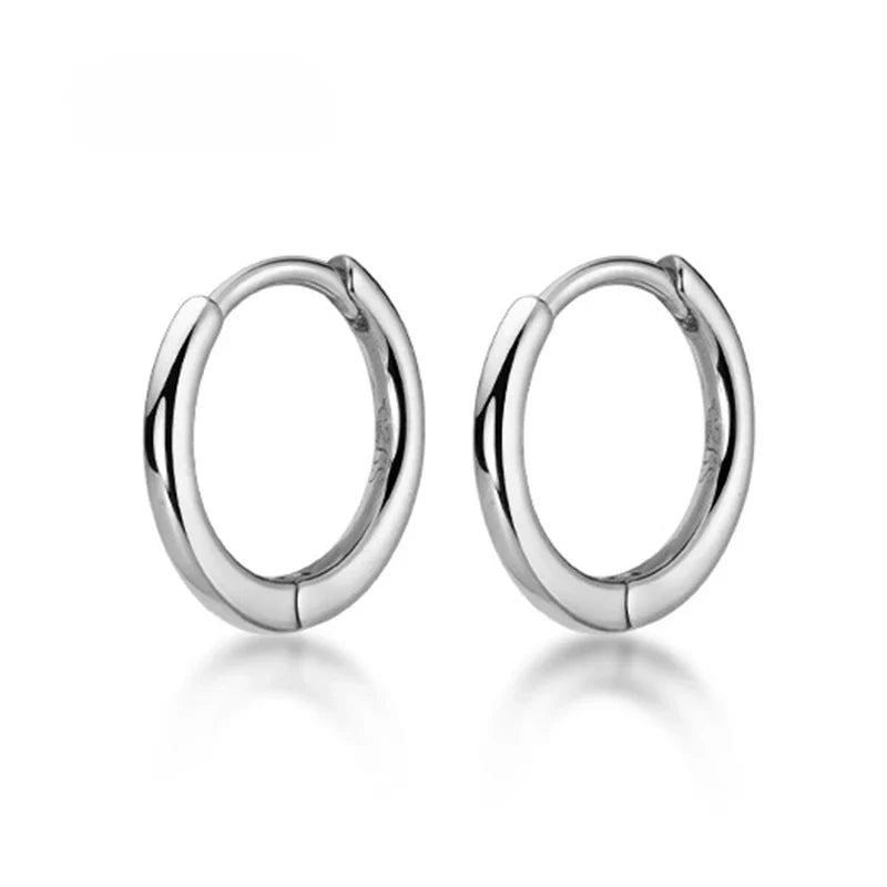1 Pairs Fake Ear Clip Hoop Earrings for Men and Women Stainless Steel Painless Non Piercing Fake Earrings Jewelry Gifts