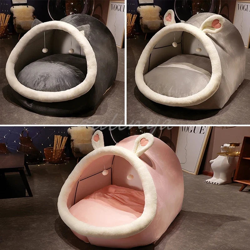 Cute Oversized Adult Child Plush Tent Cozy House Lazy Person Sofa On The Ground Cat's Nest Christmas Cushions Sitting Cushion