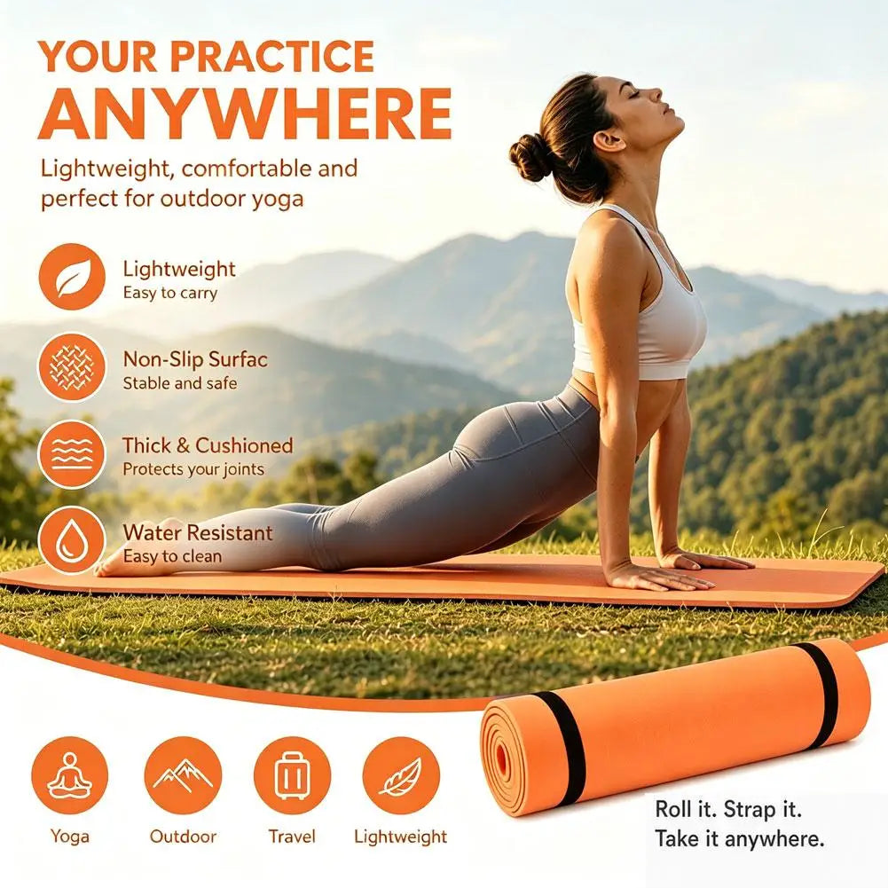 Thick EVA Yoga Mats Anti-slip Sport Fitness Mat Blanket For Exercise Yoga And Pilates Gymnastics Mat Fitness Equipment