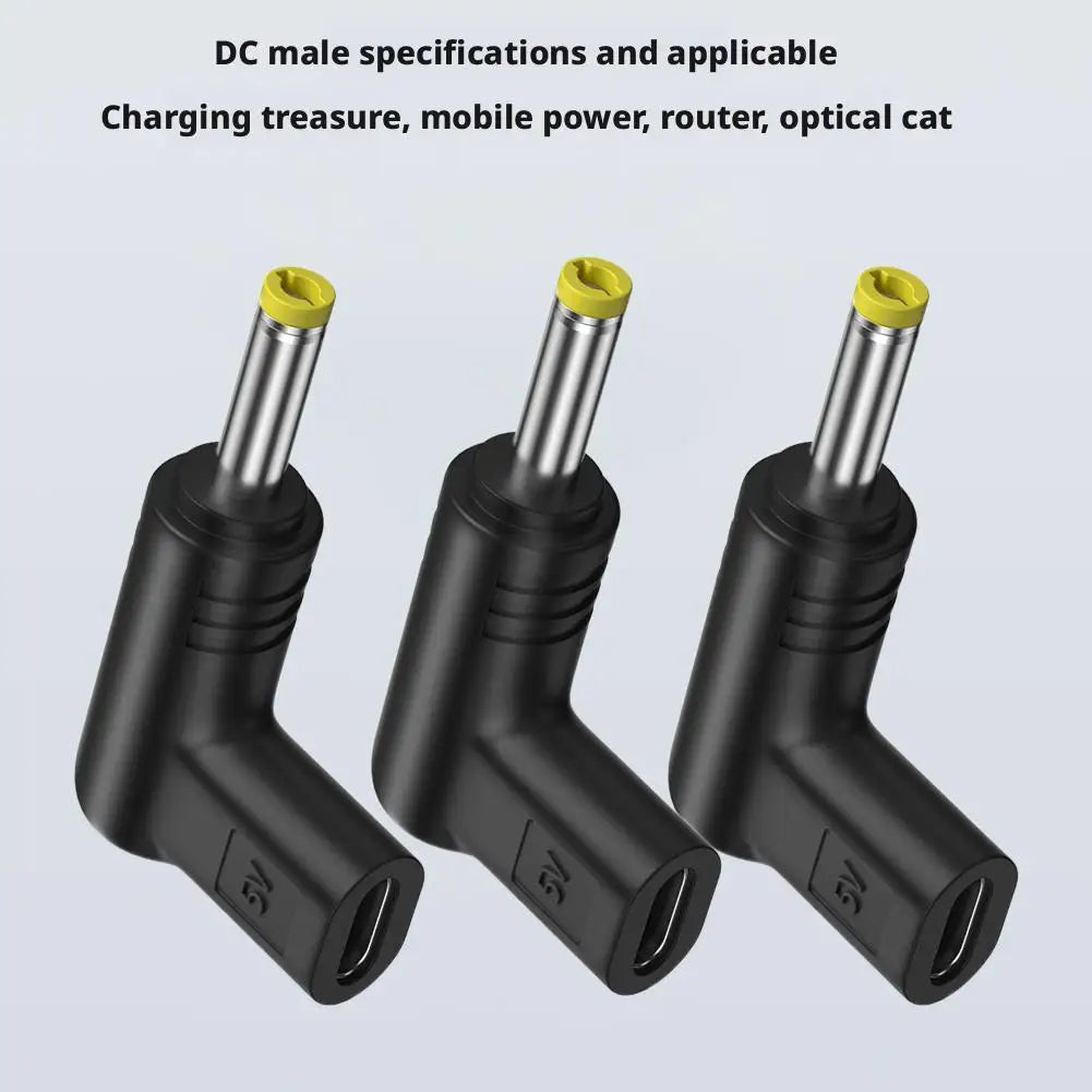 TypeC PD to DC Power Connector Universal 5V 9V 12V Type C to DC Jack Plug Charging Adapter Converter for Router Tablet Mini Fans