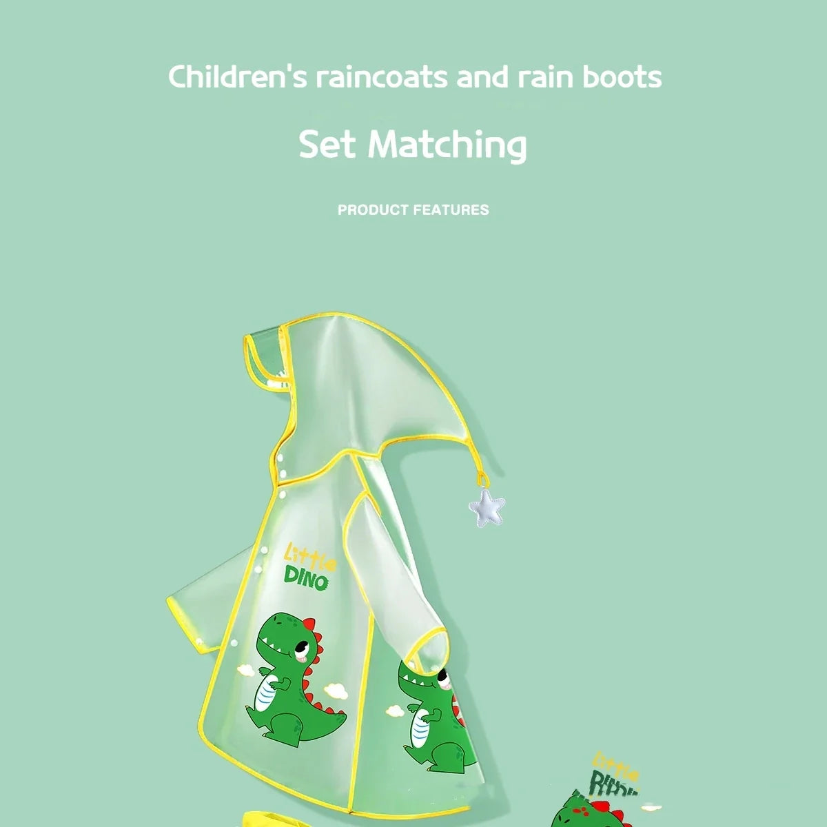 Special Raincoats for School Students Boys And Girls Waterproof Outdoor Rain Jackets  Protective Coats
