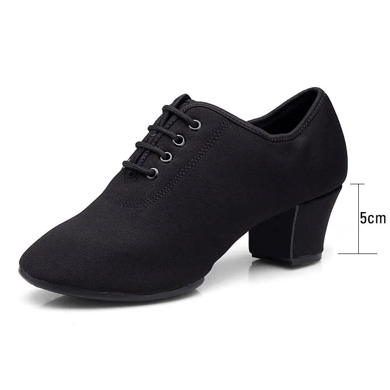 Women Latin Dance Shoes Jazz Ballroom Salsa Dancing Shoes Woman High Heels Children Training Modern Tango Dance Sneakers Female