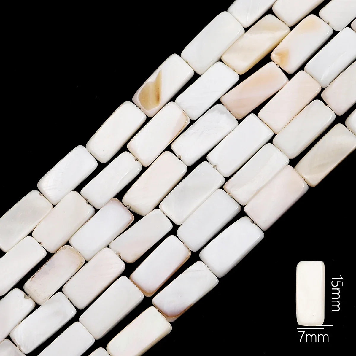 Natural Shell Beads Mother of Pearl Love Star Oval Round Flat Loose Spacer Beads for Jewelry Making DIY Charm Bracelet Necklace