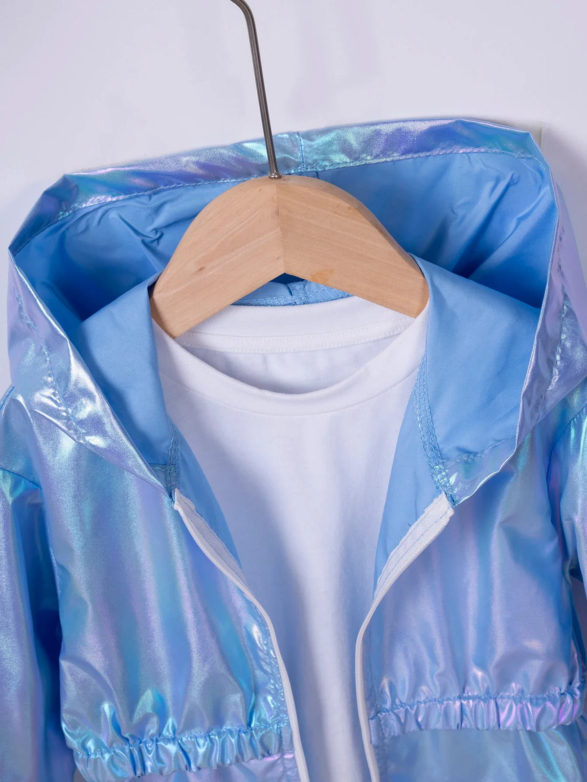 Girl's Spring and Autumn Children's Light and Thin Breathable Zipper Coat Jacket for Boys and Girls Fashion Thin Jacket