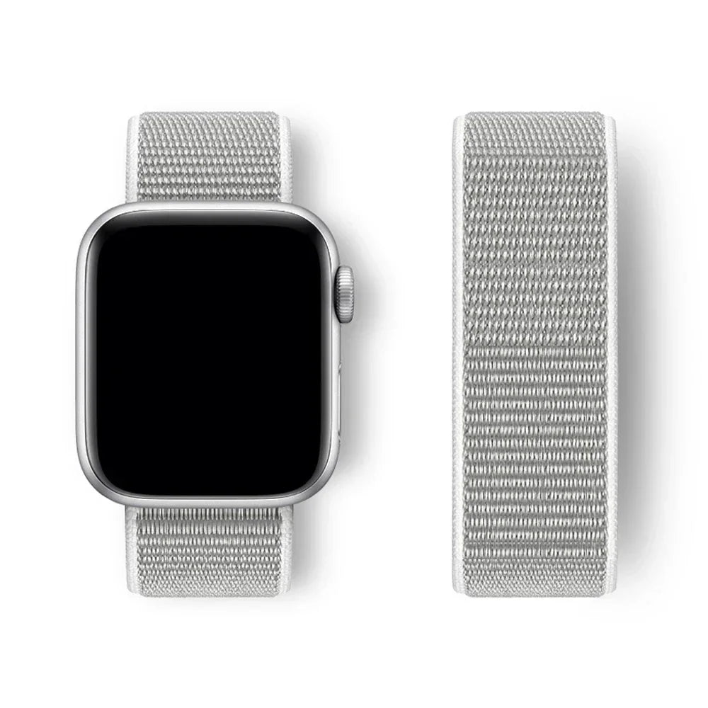 Nylon Sport loop Strap For Apple Watch Band 44mm 42/40mm 45mm  38/41mm pride Bracelet iwatch Ultra2 49mm Series 9 8 se 7 6 5 4 3