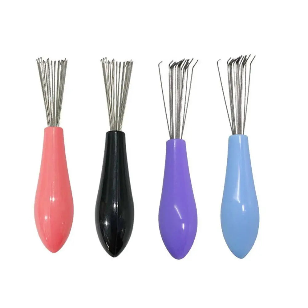 1PC Comb Hair Brush Cleaner Plastic Handle Cleaning Brush Remover Embedded Beauty Tools Cleaning Products Cleaning Supplies