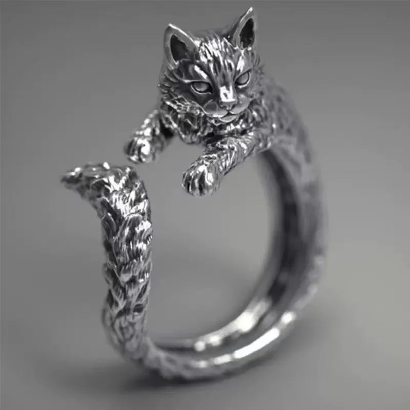 1PCS Fashionable And Simple Retro Men's And Women's Antique Silver Rings With Branches And thorns, Couple Ring Gifts, Fashionabl