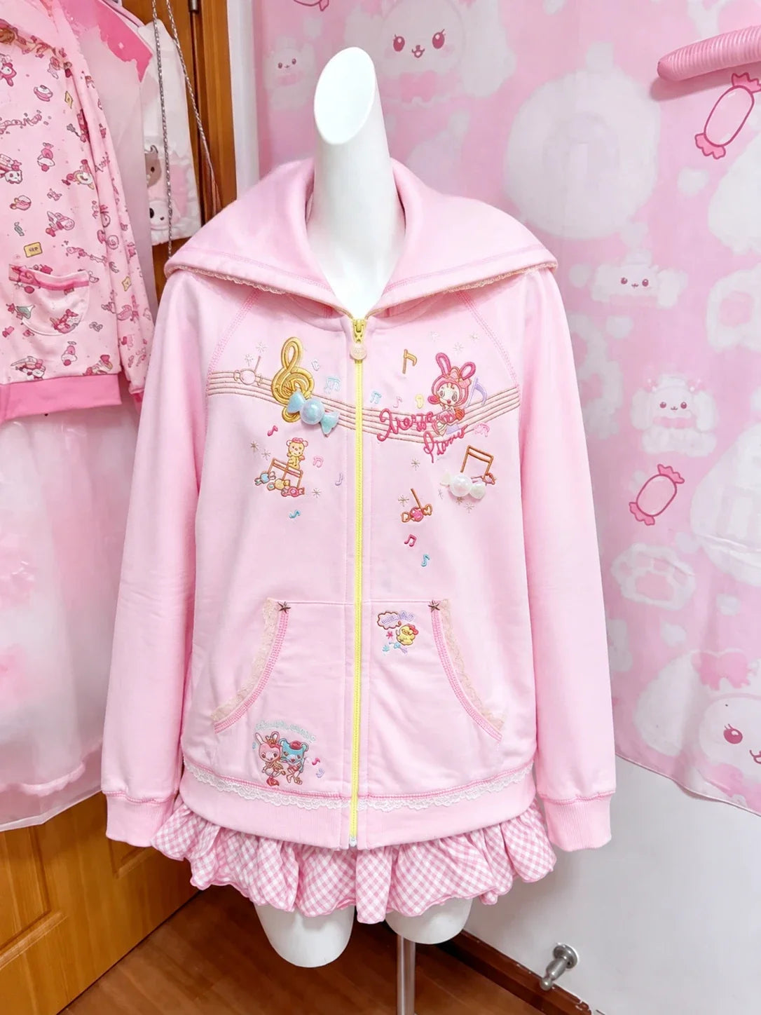 American Vintage Japanese Jacket Hooded Women 2026 Cotton Coats Outwear Design Subculture Gothic Sweatshirts Harajuku