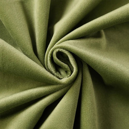 Velvet Fabric By The Meter for Tablecloth Diy Sofa Covers Curtains Sewing Thickened Soft Cloth Plain Black White Winter Textile