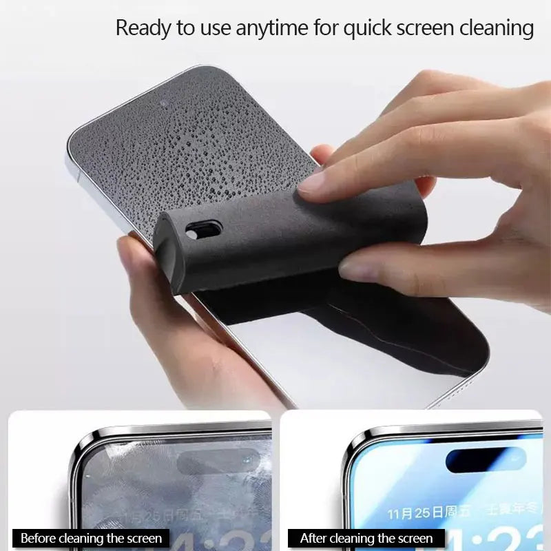 2 in 1 Mobile screen cleaning Tablet laptop cleaning Wipe car cleaning cloth Display screen spray spray