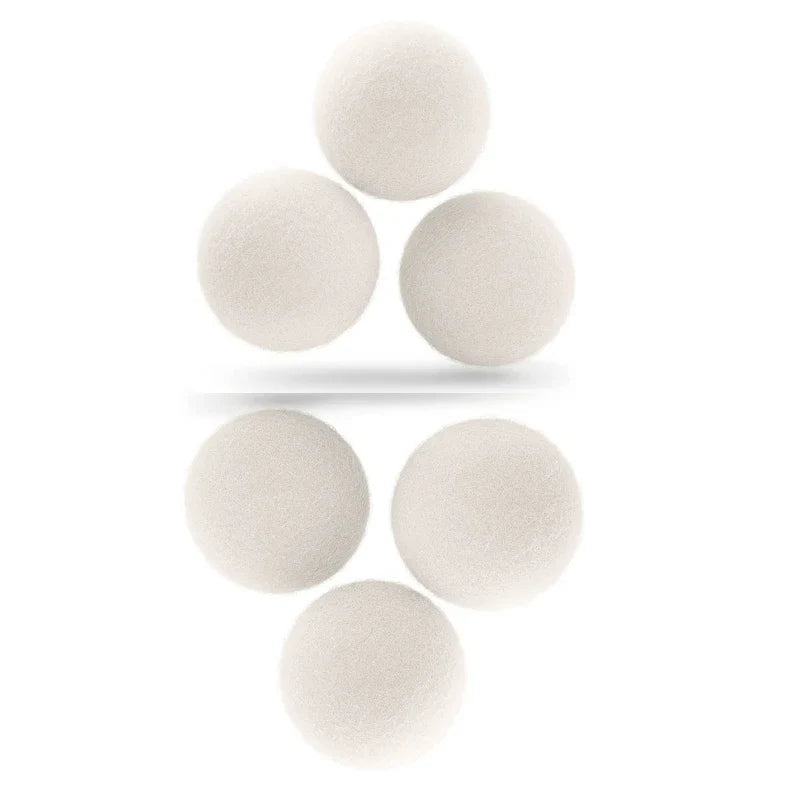 Wool Dryer Balls 7CM Premium Natural Fabric Softener Wool Balls Replaces Dryer Sheets Laundry Balls for Dryer