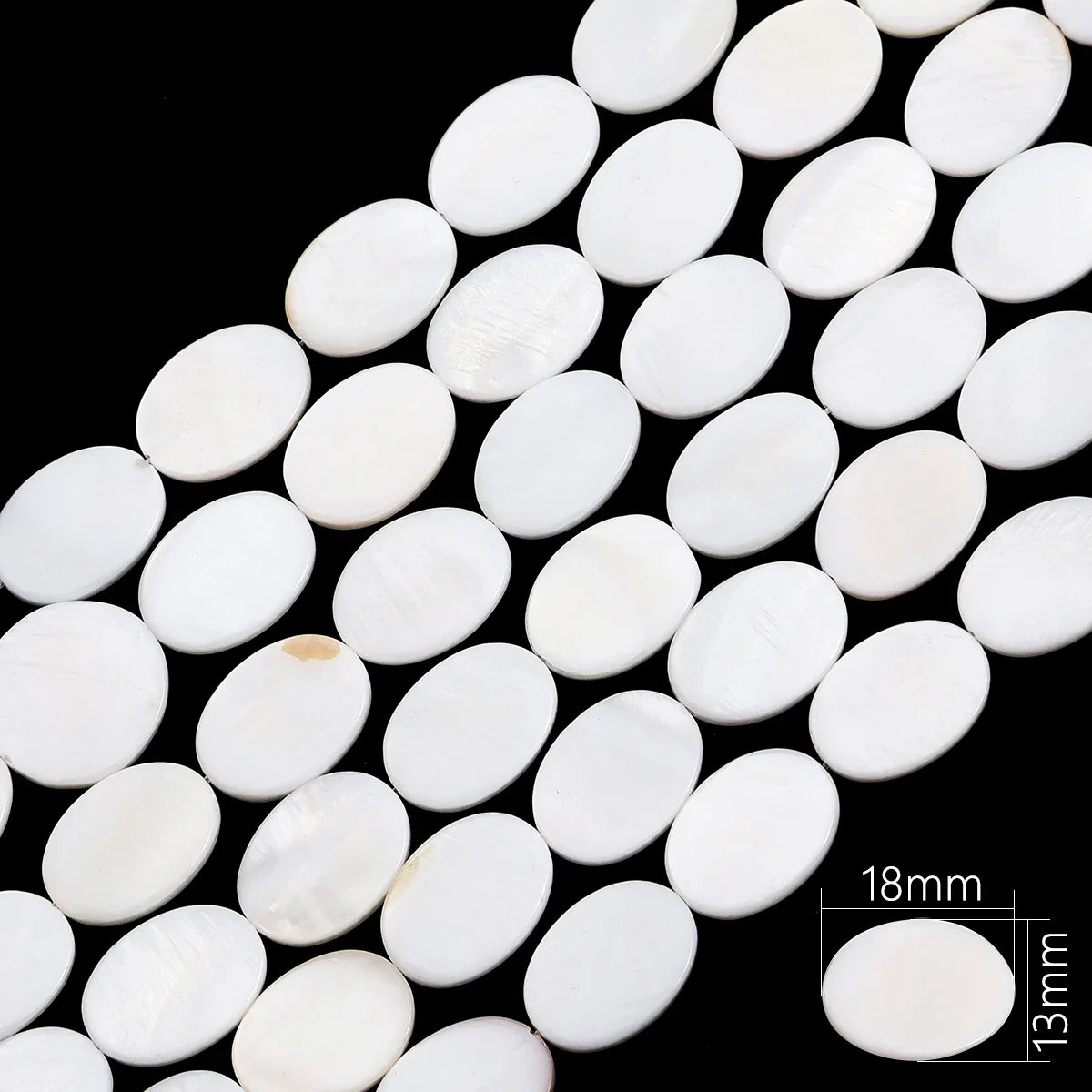 Natural Shell Beads Mother of Pearl Love Star Oval Round Flat Loose Spacer Beads for Jewelry Making DIY Charm Bracelet Necklace