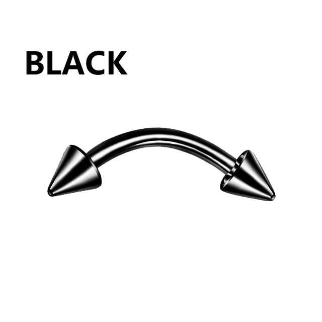 1PC metal Horseshoe Fake Nose Ring C Clip Septum Lip stainless steel Real Piercing Nose Rings Hoop For Women Men Jewelry