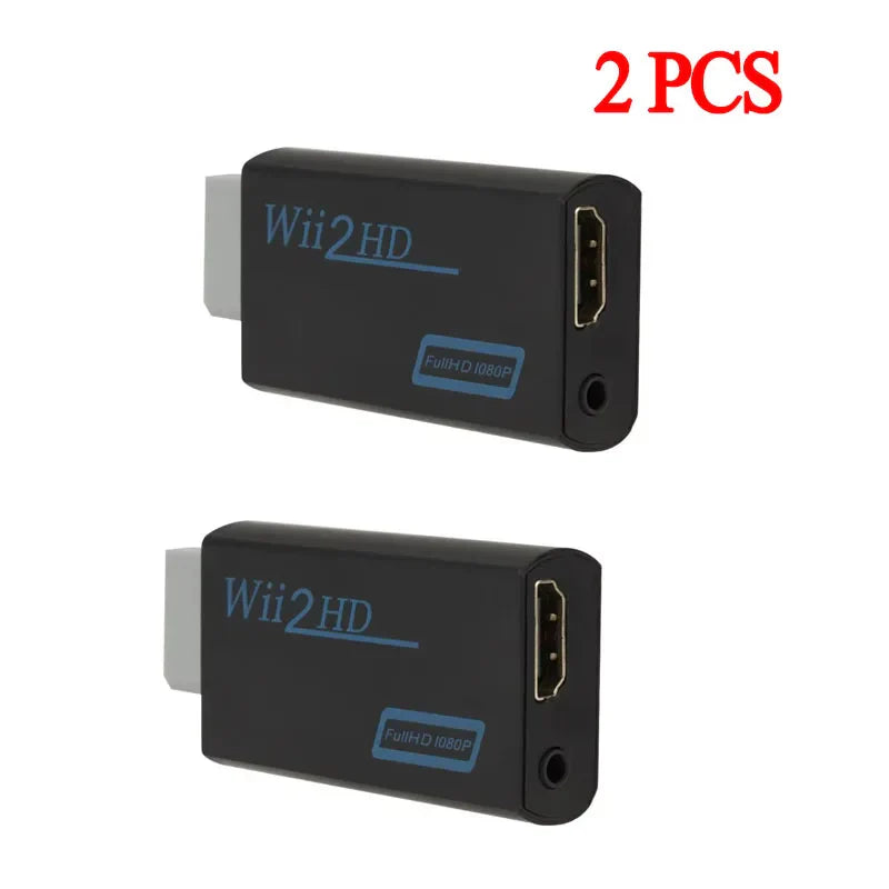 Wii To HDMI-Compatible Converter 1080P Full HD Adapter Connector 3.5mm Video Audio for PC HDTV Monitor Wii2HDMI-Compatible