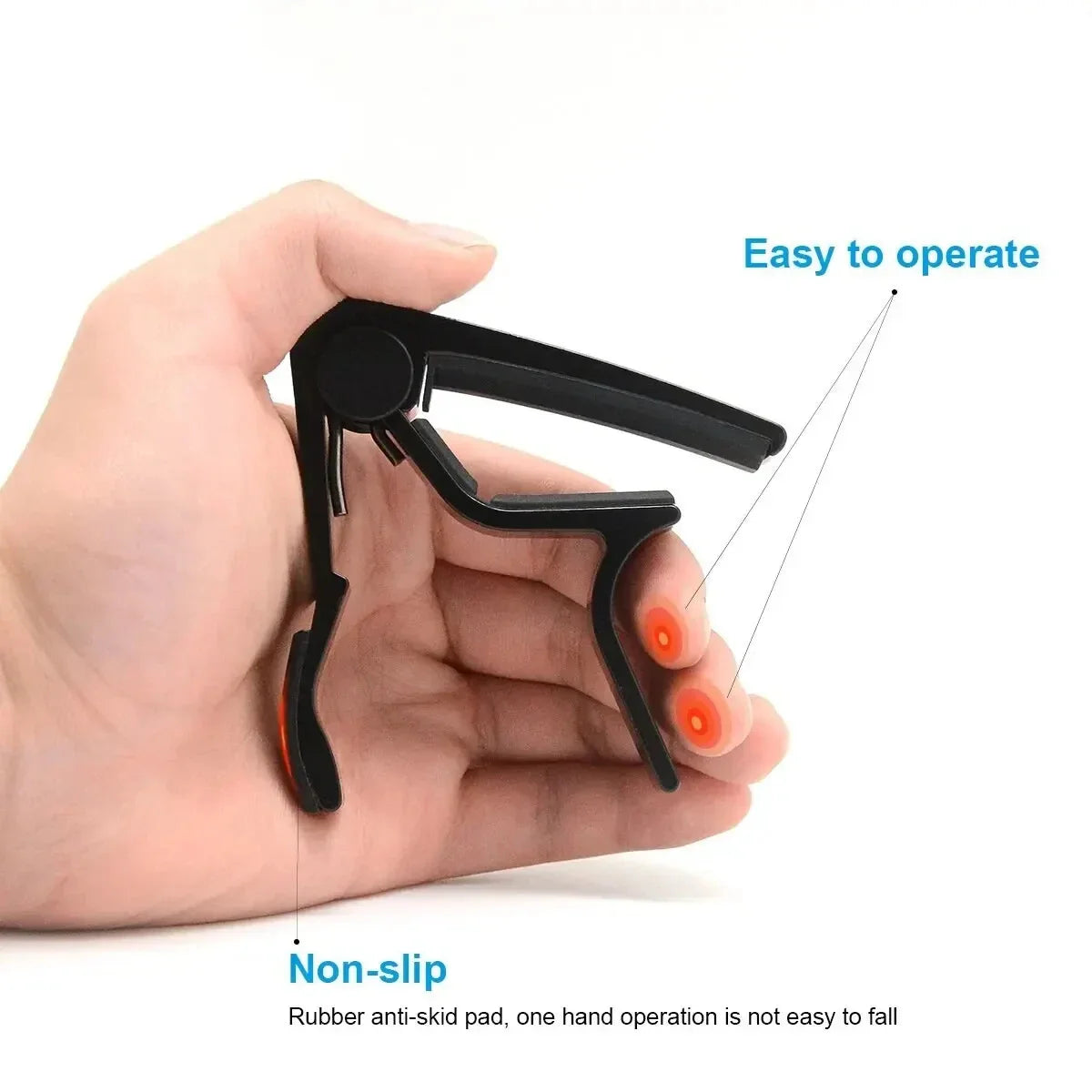 Miwayer Guitar Capo for 6 String Acoustic Classic Electric Guitar Alloy Metal Universal Multifunction Capo Guitar Accessories