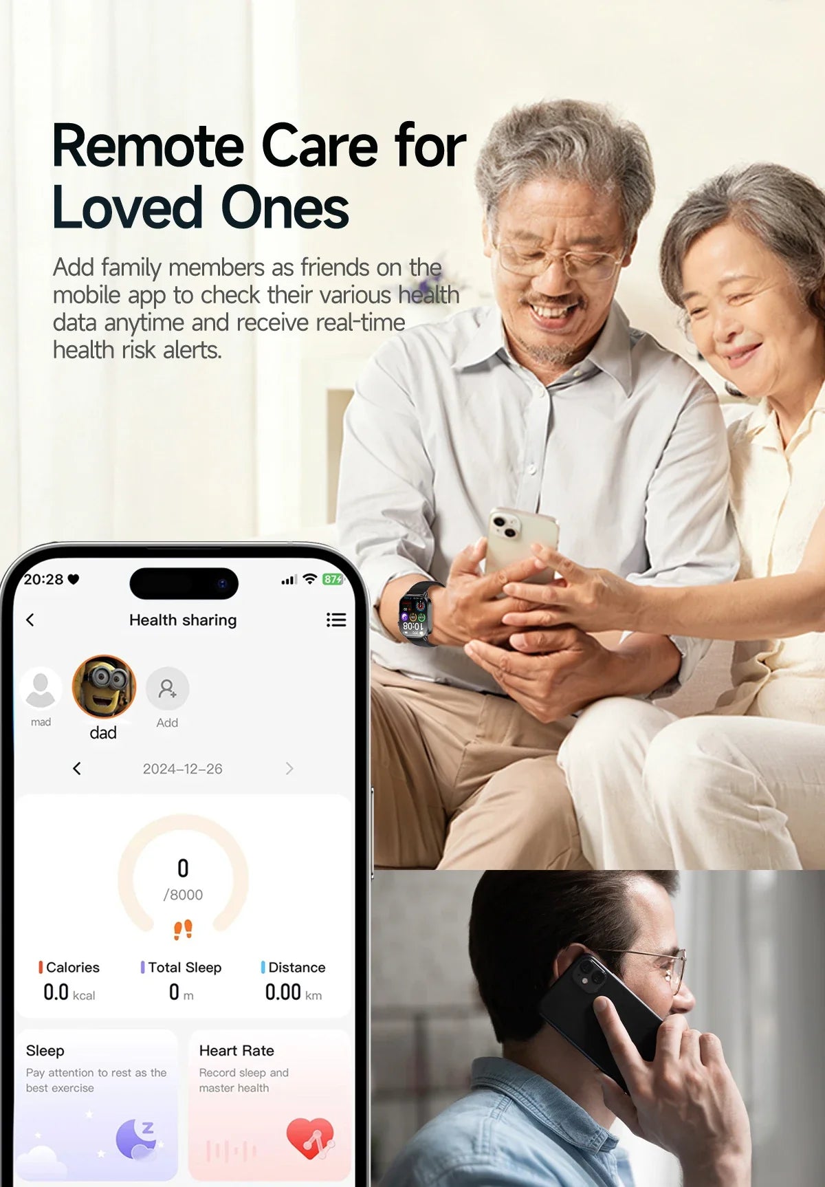 New Men Accurate Health Diagnosis ECG Smart Watch Blood Pressure Blood Oxygen Blood Fat Uric Acid Temp Bluetooth call Smartwatch