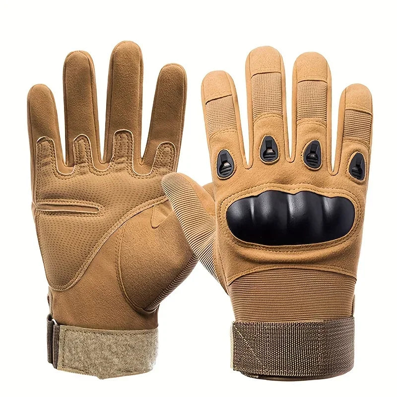 Men's Tactical Military Gloves Anti-Slip Color Bullet Air Gun Shooting Soldier Combat Bicycle All-Finger Gloves