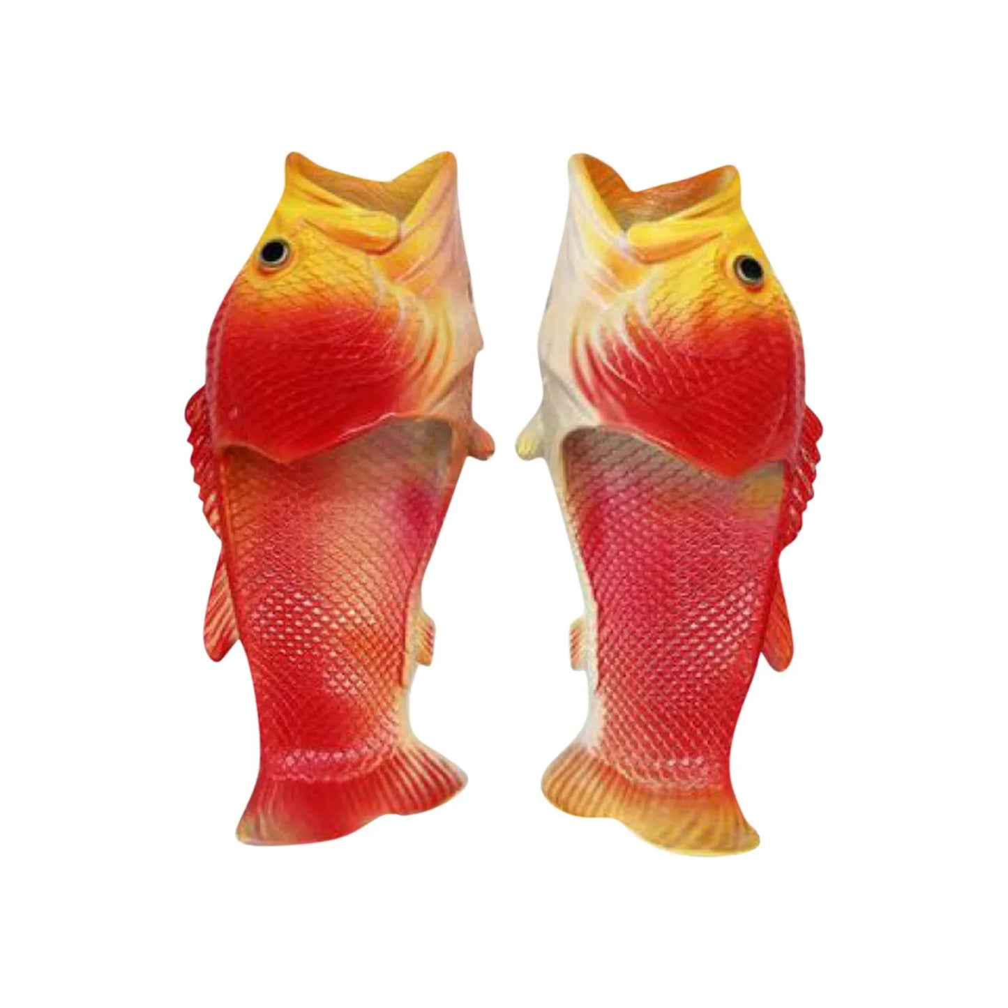 2025 Funny Slippers For Women Couple Shoes Family Shoes Parent-Child Sandals Large Size 32-46 Summer Beach Shoes Fish Slippers