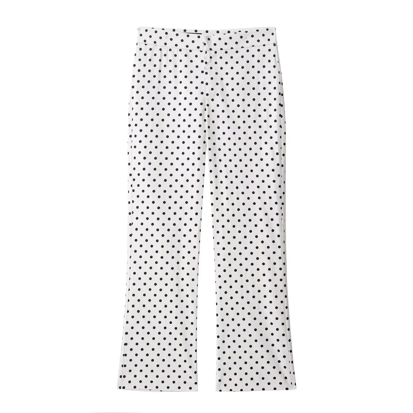 TARUXY Fashion Polka Dot Print Jacket Coat Women's Stand Collar Long Sleeved Workwear Coat Ins Hot Short Casual Female Jackets