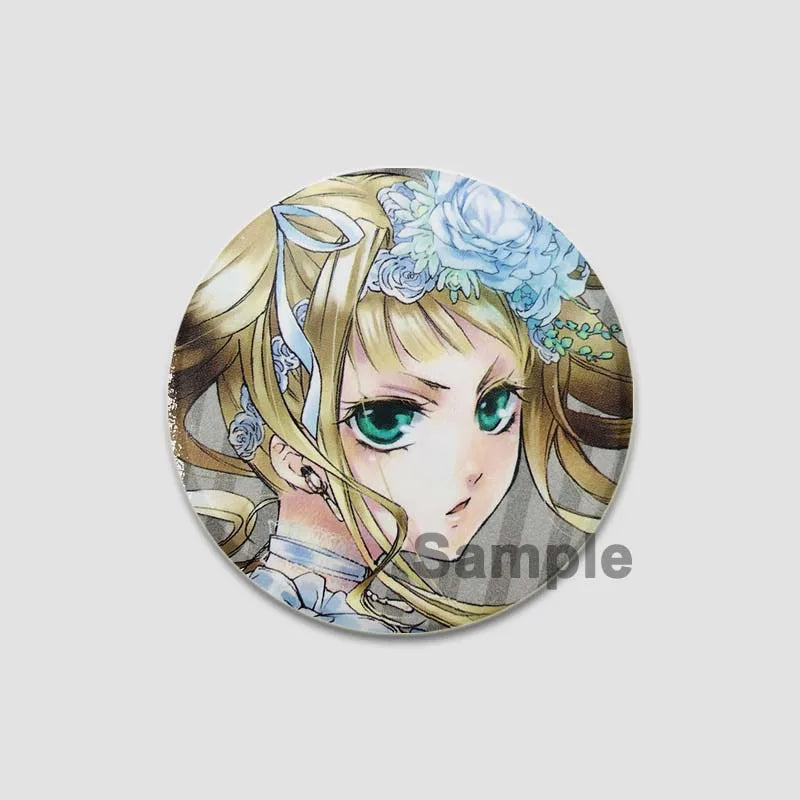 58MM Cartoon Comics Black Butler Creative DIY Badge Tinplate Plastic Pins Button Brooches for Backpack Accessories Jewelry Gifts