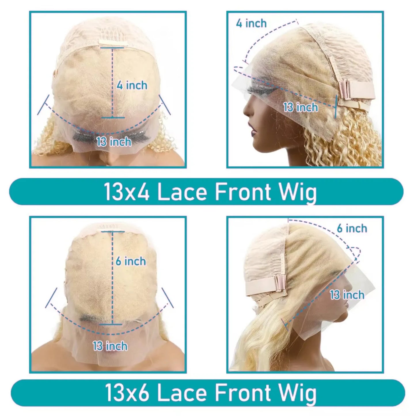 613 Human Hair Wig 13x6 Body Wave Blonde HD Lace Frontal Wig Pre Plucked 13x4 Transparent Lace Front Wigs For Women 200% Density