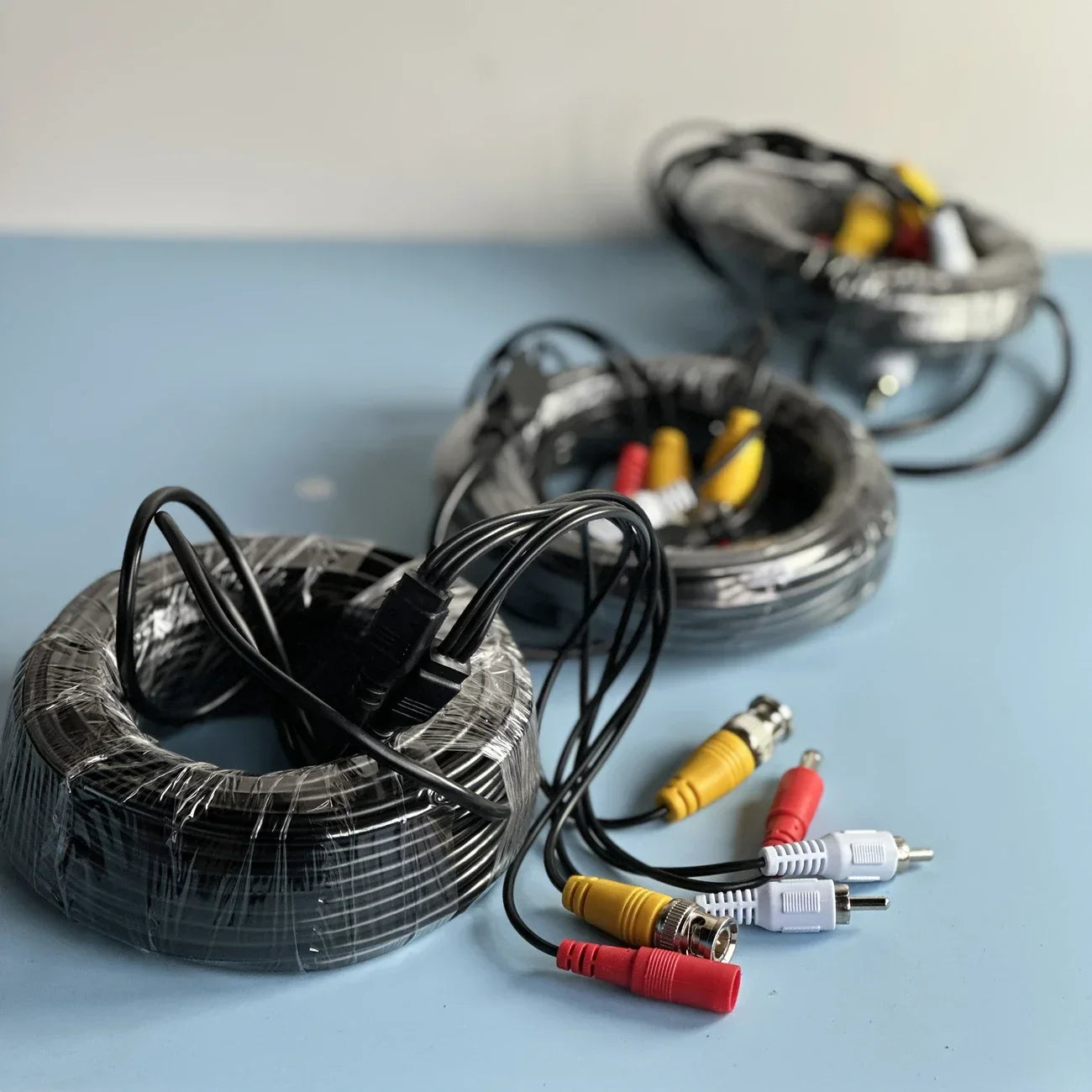 5-20M BNC+RCA+DC Connector 3 in 1 BNC CCTV Cable Coaxial Video Audio Power AHD Cameras Cable for DVR Surveillance System