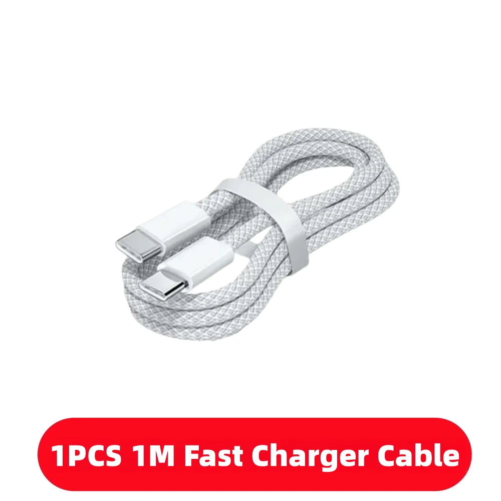1-10PCS USB C Cable to USB C 100W Fast Charging Charger Cable Supports Fast Charging For iPhone 16 17 Samsung Xiaomi Huawei etc