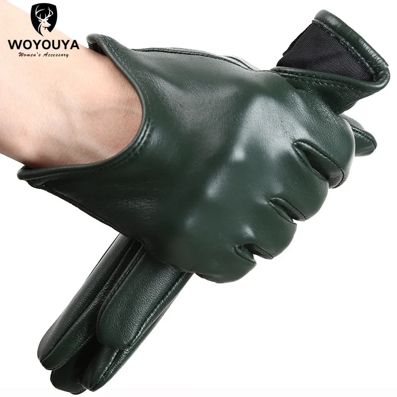 Fashion color Apparel Accessories women's leather gloves,comfortable short Women mitten,warm winter gloves women-2001
