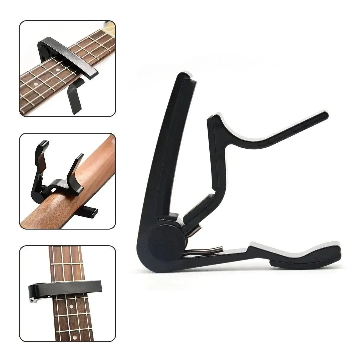Miwayer Guitar Capo for 6 String Acoustic Classic Electric Guitar Alloy Metal Universal Multifunction Capo Guitar Accessories