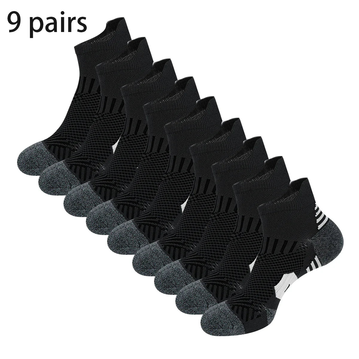 Non-Slip Sports Socks with Thickened Towel Bottom for Performance