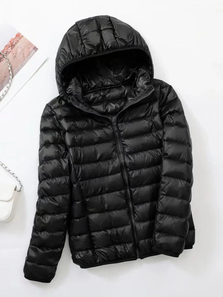 NewBang Brand Women's Down Jackets 90% Ultra Light Duck Down Women Lightweight Coat Hooded Female Windbreaker Parka Plus Coats