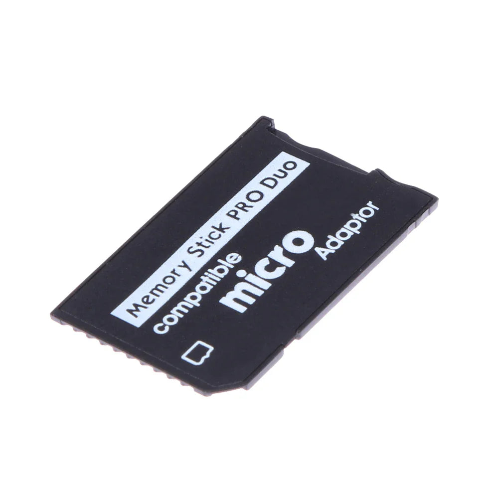 TF To MS Card Mini Memory Stick Card Adapter Plug and Play Card Reader Adapter Replacement Parts Accessories for Pro Duo