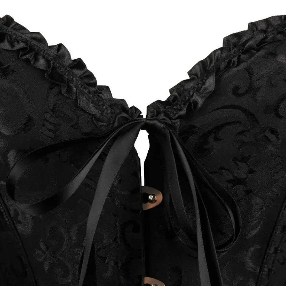 Lace Trim Corset bustier