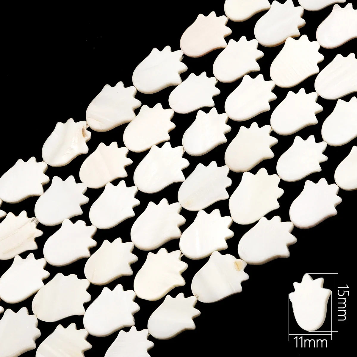 Natural Shell Beads Mother of Pearl Love Star Oval Round Flat Loose Spacer Beads for Jewelry Making DIY Charm Bracelet Necklace