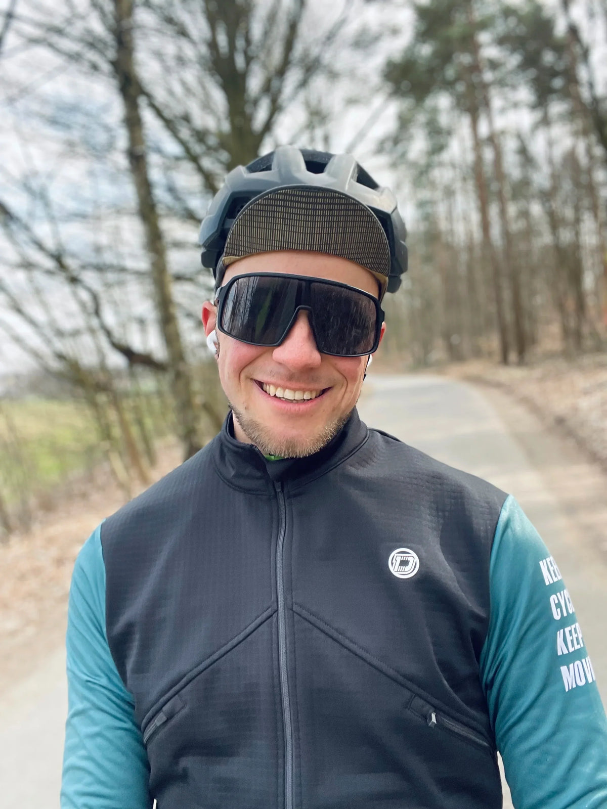 DAREVIE Cycling Men's Jacket Windproof Fleece Pro Cycling Jackets Long Sleeve Warm Soft Brushed Pro Breathable Bicycle Clothing