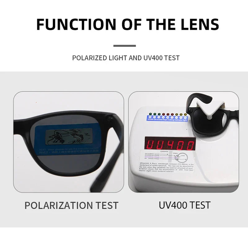Polarized UV400 Sunglasses, Classic Fishing Driving Eyewear for Men Women, Outdoor Hiking Shades