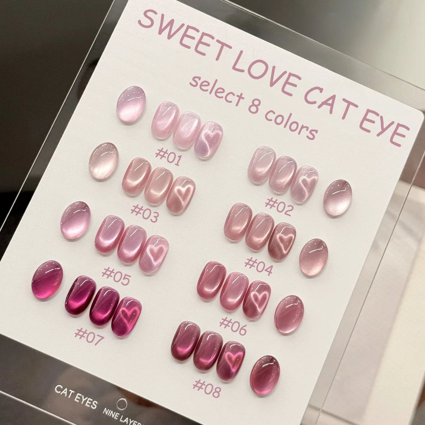 SHAKA 1-16pcs Flash Pure Lust Golden Light Heroine Cat Eye Gel Nail Polish Whitening Ice Transparent Autumn High-end Nail Art