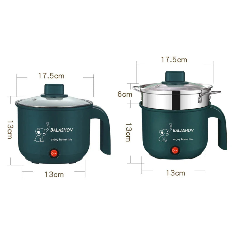 Mini Electric Rice Cooker Non-stick Cooking Machine Single/Double Layer Hot Pot Multifunction Electric Rice Cooker for Home