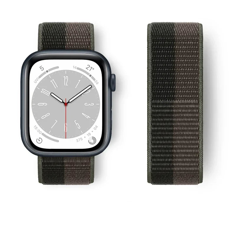Nylon Sport loop Strap For Apple Watch Band 44mm 42/40mm 45mm  38/41mm pride Bracelet iwatch Ultra2 49mm Series 9 8 se 7 6 5 4 3