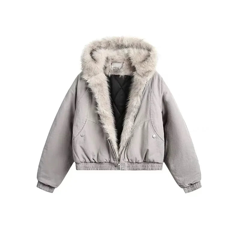 2026 American fashion brand black and yellow cross-shaped jacket high street style loose stand-up collar zipper cardigan jackett