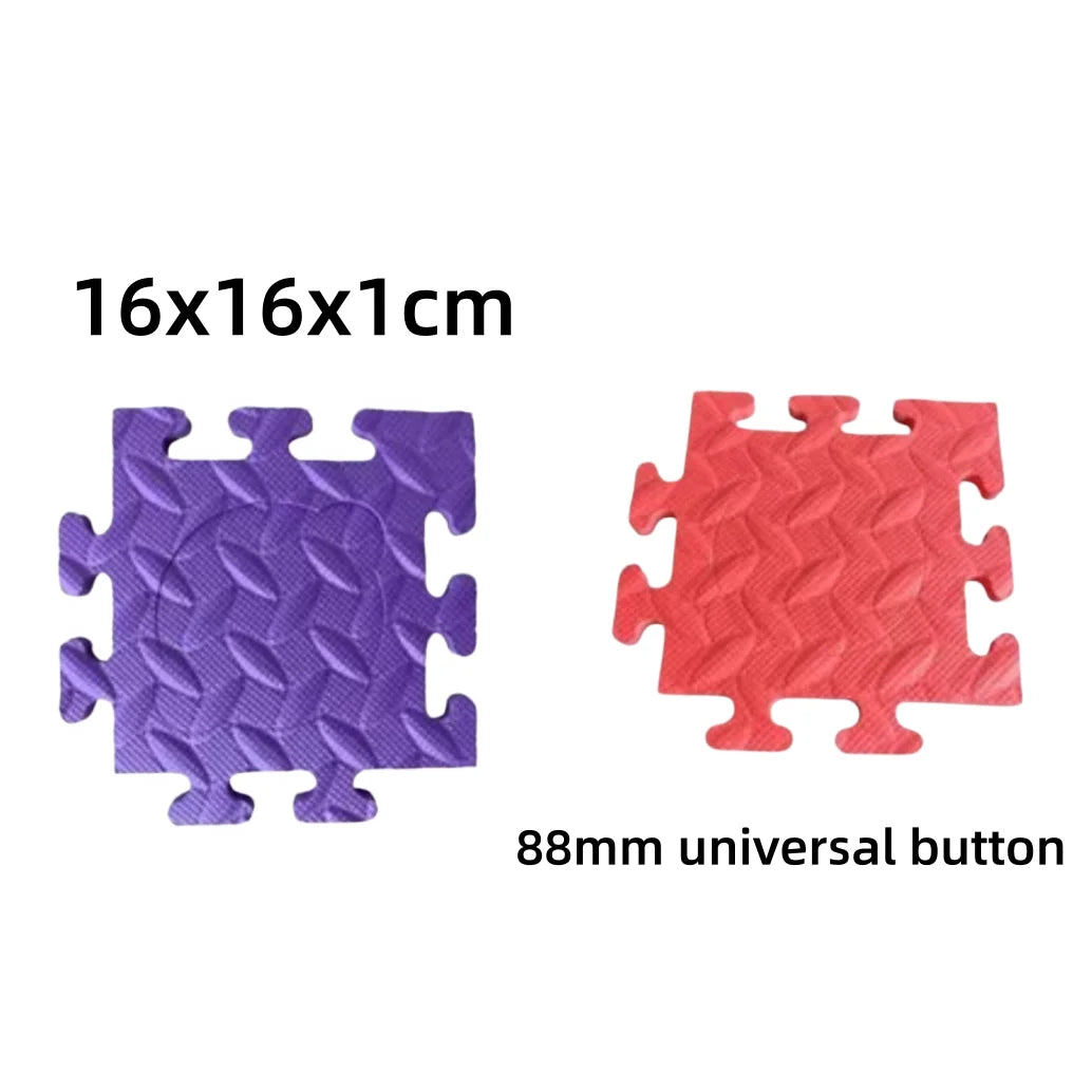 6pc Pet Button Puzzle EVA Pad Dog Cat Training Communication Buttons Anti Slip Mat Interactive Toy Multi-functional Pet Supplies